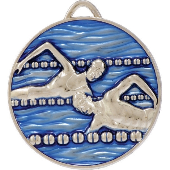 Swim Medal Painted