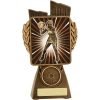 Antique Gold Lynx - Netball Player