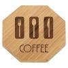 Bamboo Coaster Set - Octagon - Image 2