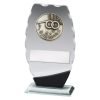 Clipped Oval Glass - Gymnastics