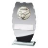 Clipped Oval Glass - Hockey