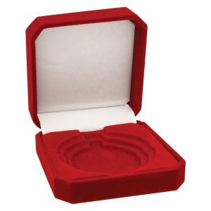 Crown Medal Box Red