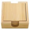 Bamboo Coaster Set - Image 3
