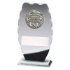 Track & Field Clipped Oval