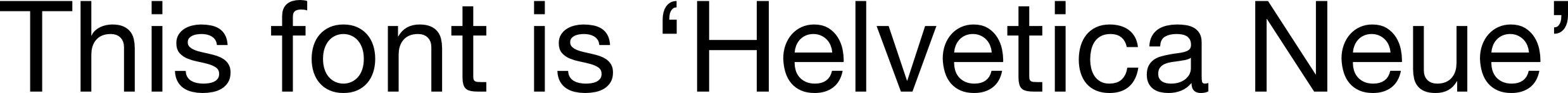 Helvetica Neue