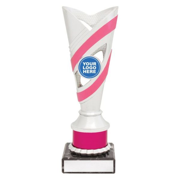 Curve Cups – Silver / Pink