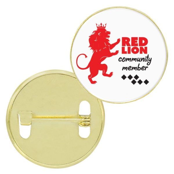 Metal Brooch Gold